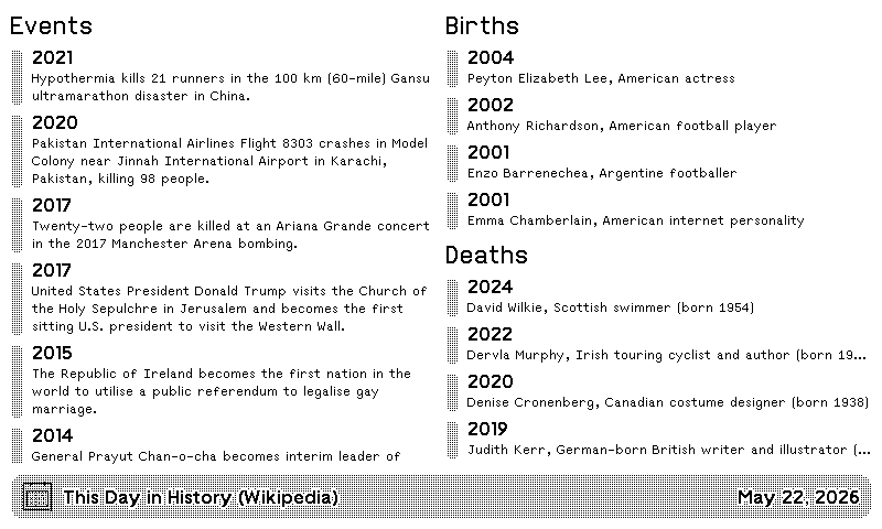 This Day in History screenshot